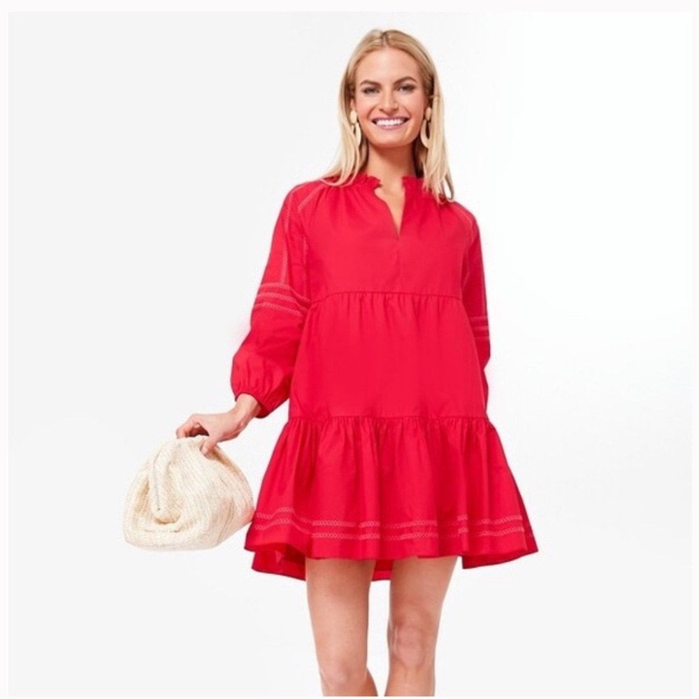 NWT Hyacinth House Red and Pink Crossley Mini Dress Small